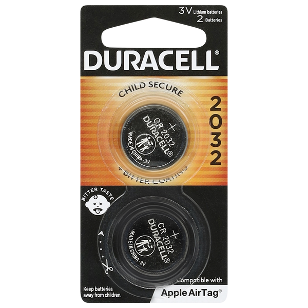 Duracell CR2032 Lithium Batteries 3V