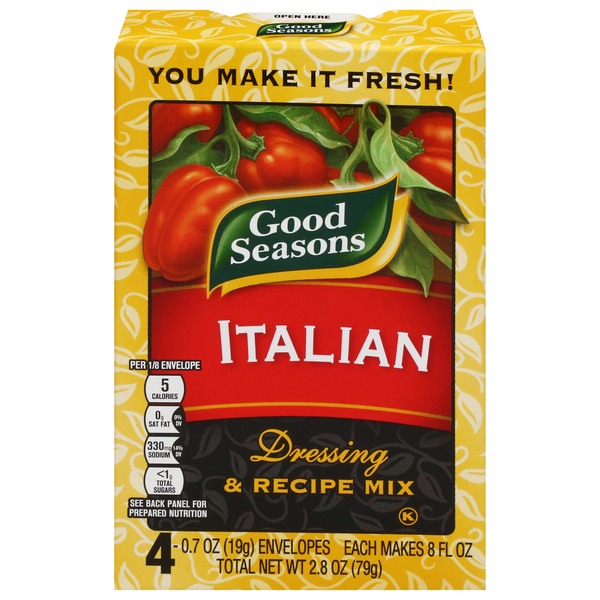 Good Seasons Italian Dressing & Recipe Mix Packet - 4 ct