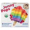 JonnyPops Organic Rainbow Fruit Stacks Ice Pops - 8 ct