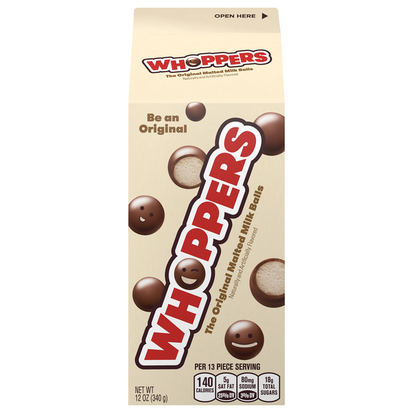 WHOPPERS Original Malted Milk Balls Candy
