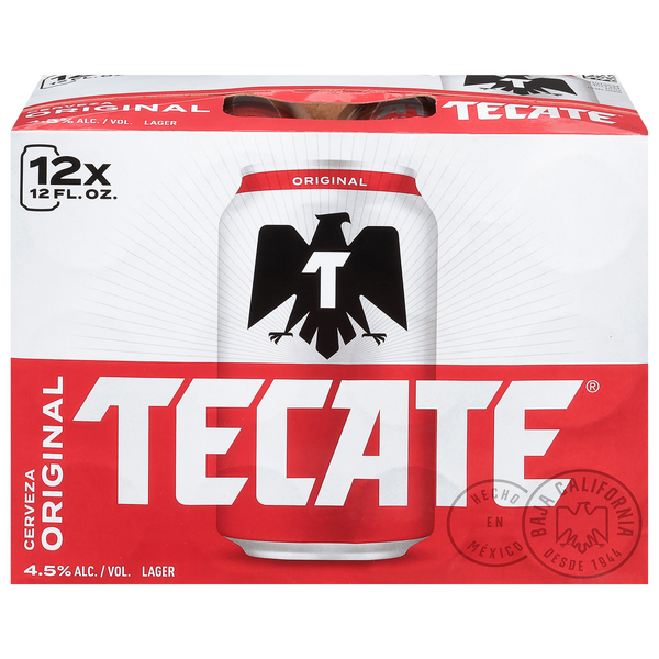 Tecate Original Cerveza Imported Beer - 12 pk
