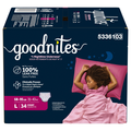 GoodNites Girls L Nighttime Underwear 68-95 lb