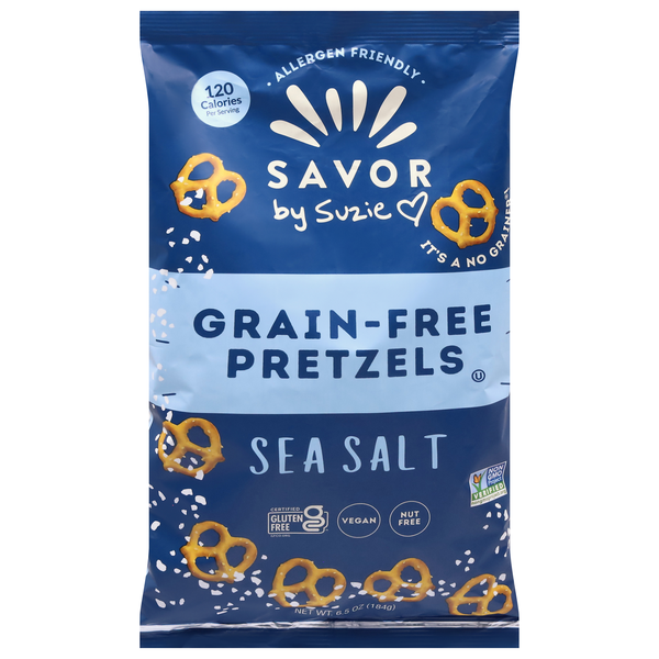 Savor by Suzie Grain-Free Sea Salt Pretzels