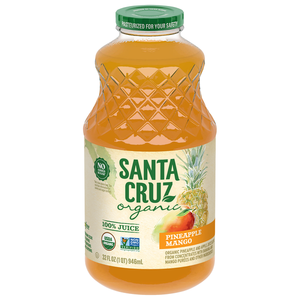 Santa Cruz Organic 100% Pineapple Mango Juice