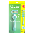 Gillette Venus Women' Extra Smooth Pink Razor Handle 4 Blade Refills