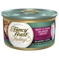 Fancy Feast Medleys in Juices Beef & Pork Milanese Recipe Wet Cat Food
