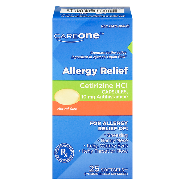 CareOne Allergy Relief 10mg Softgels