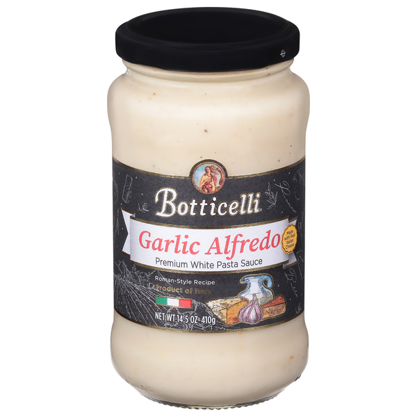 Save on Botticelli Premium White Pasta Sauce Garlic Alfredo Order Online Delivery Stop & Shop