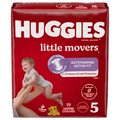 Huggies Little Movers Size 5 Baby Diapers 27+ lb