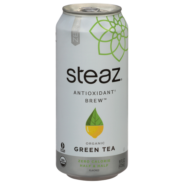 Save on Steaz Iced Green Tea & Lemonade Zero Calorie Half & Half