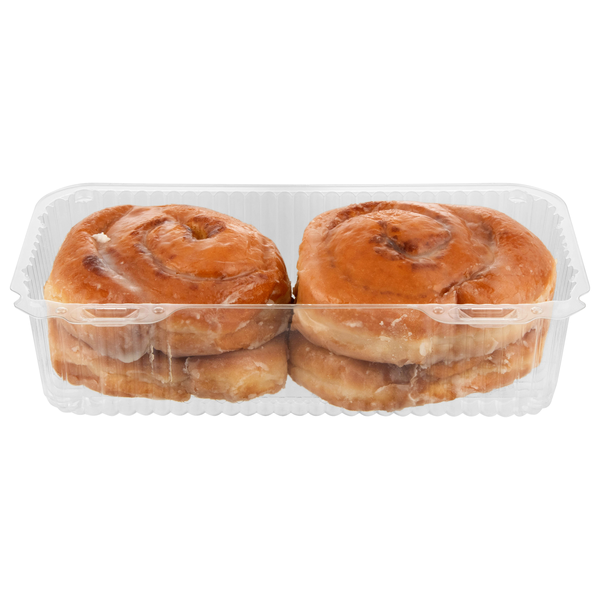 Hannaford Bakery Glazed Coffee Roll - 4 ct