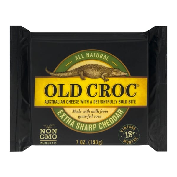 Save on Old Croc Aged Australian Cheddar Cheese Extra Sharp Chunk Order