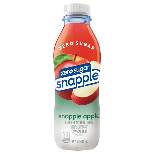 Save on Snapple Zero Sugar Snapple Apple Fruit Flavored Drink Order