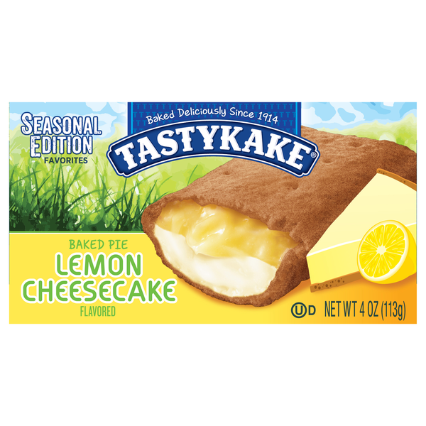 Tastykake Pie Baked Lemon Cheesecake Seasonal Edition