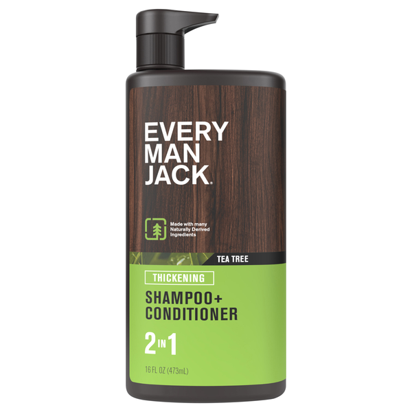 Every Man Jack Tea Tree Thickening 2-in-1 Shampoo &Conditioner