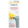 Food Lion Tall Kitchen Drawstring Trash Bags 13 Gallon
