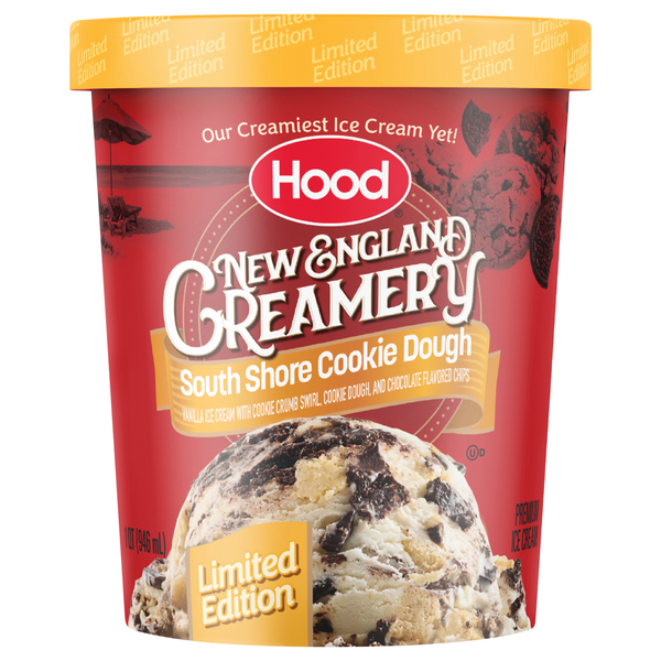 Hood New England Creamery South Shore Choc Chip Cookie Dough Ice Cream