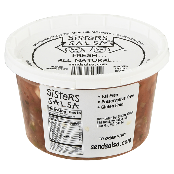 Sisters Salsa Fresh All Natural Salsa