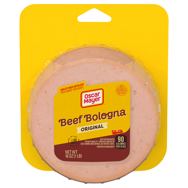 Oscar Mayer Original Beef Bologna Sliced