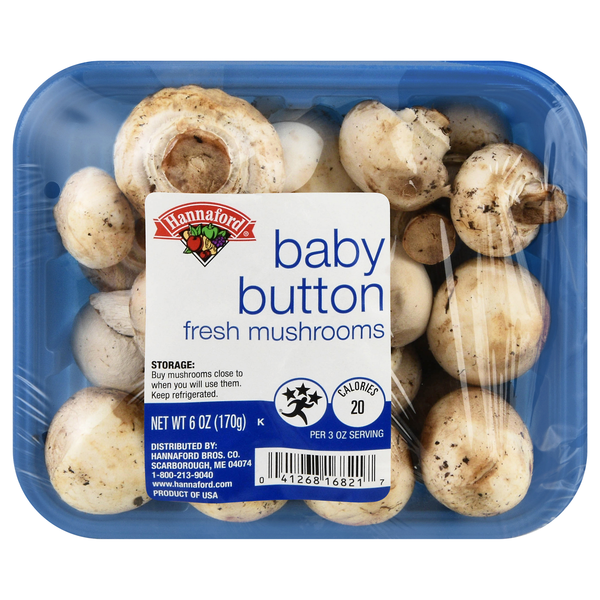 Hannaford Baby Button Mushrooms