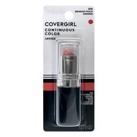 CoverGirl Continuous Color Lipstick Bronzed Peach Shimmer 015