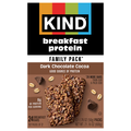 KIND Gluten Free Dark Chocolate Cocoa Protein Breakfast Bars - 12 ct