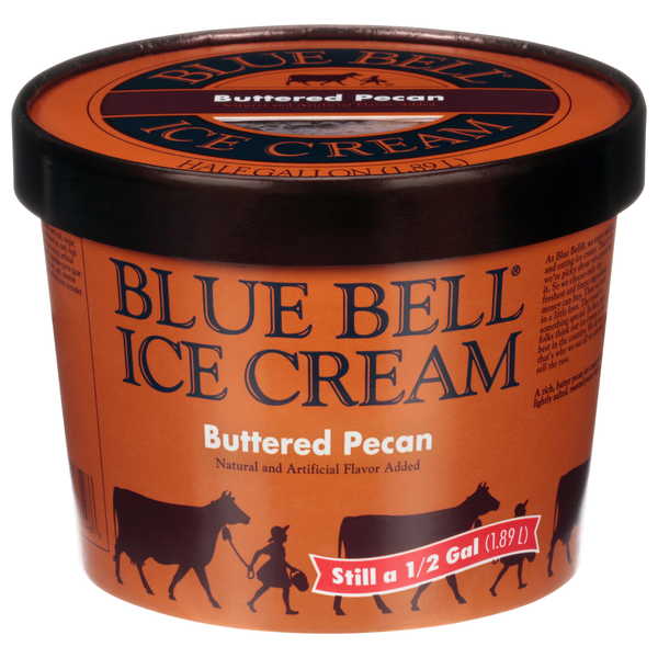 Blue Bell Buttered Pecan Ice Cream