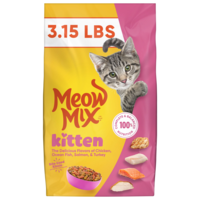 Meow Mix Li'l Nibbles Chicken Ocean Fish Salmon & Turkey Dry