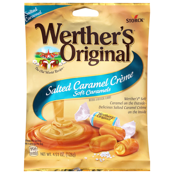 Werther's Original Salted Caramel Creme Soft Caramels Candy