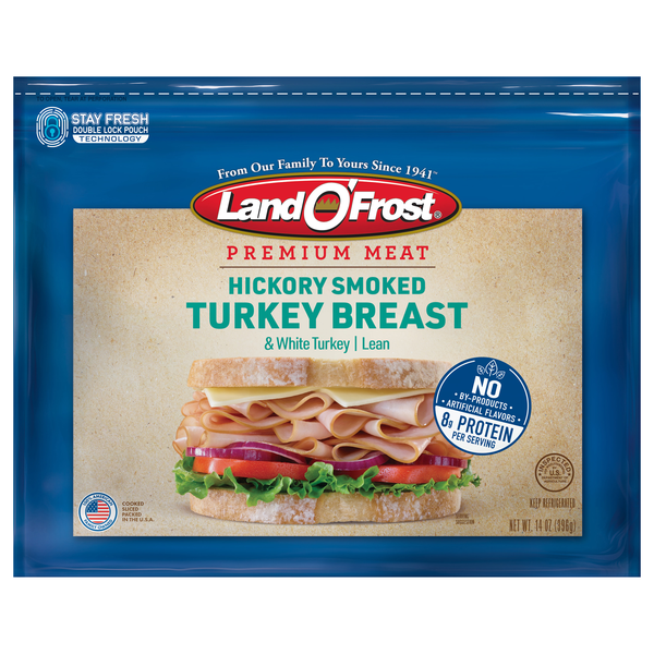 Land O'Frost Lean Hickory Smoked Lean Turkey Breast & White Turkey