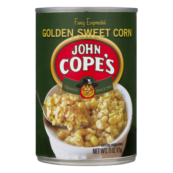John Cope's Fancy Evaporated Golden Sweet Corn