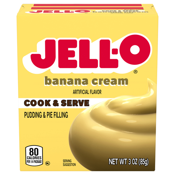 Jell-O Banana Cream Pudding & Pie Filling