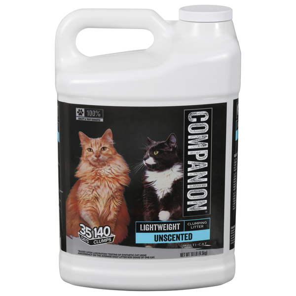 Companion Clumping Unscented Lightweight Multi-Cat Cat Litter