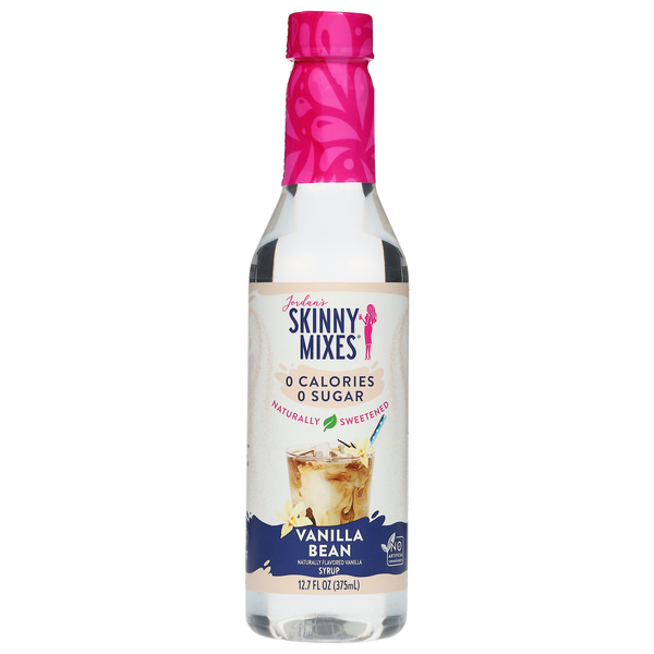 Jordan's Skinny Mixes 0 Calories & Sugar Vanilla Bean Flavored Syrup