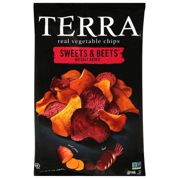 Terra No Salt Added Sweets & Beets Real Vegetable Chips