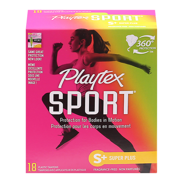 Playtex Sport Unscented Super Plus Tampons