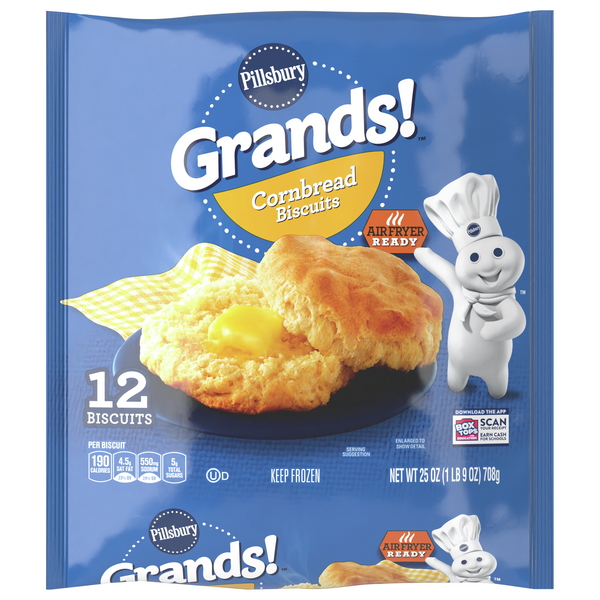 Save on Pillsbury Grands! Cornbread Biscuits 12 ct Order Online