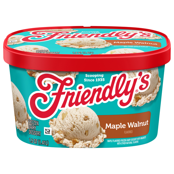 Friendly's Maple Walnut Frozen Dairy Dessert