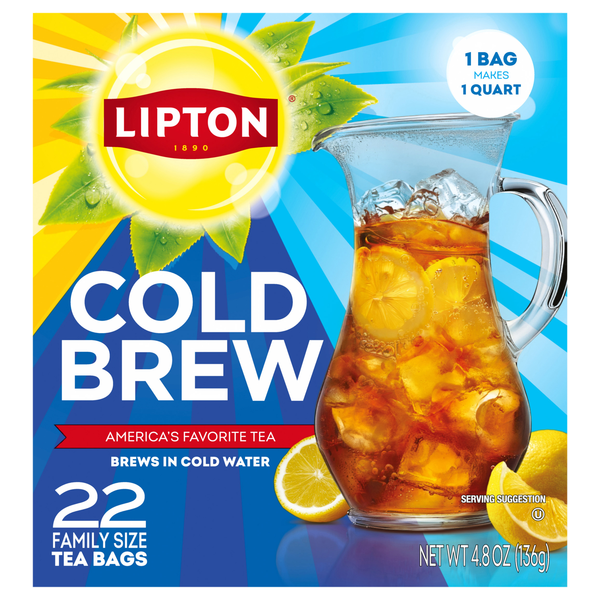 Lipton Cold Brew Family Size Tea Bags