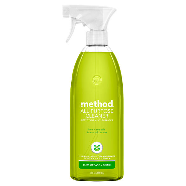 Method Lime + Sea Salt Plant-Based All-Purpose Cleaner Trigger Spray