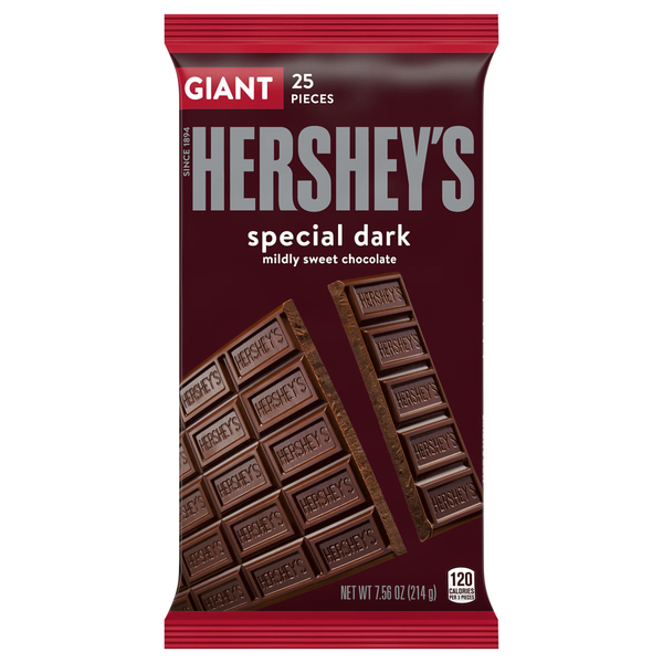 Hershey's Special Dark Chocolate Candy Bar Giant Size