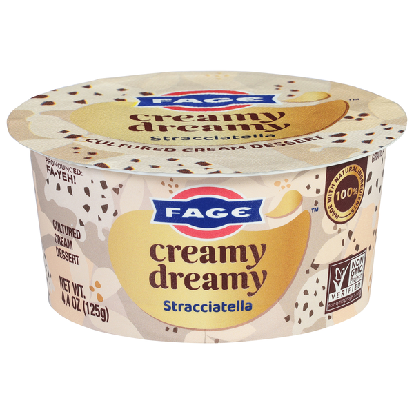 FAGE Creamy Dreamy Stracciatella Cultured Cream Dessert Cup
