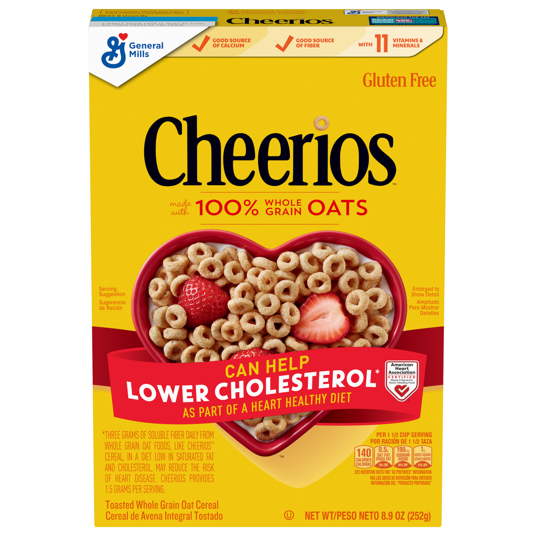 Cheerios General Mills Cheerios Heart Healthy Cereal Gluten Free