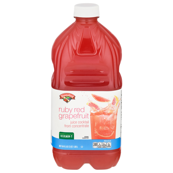 Hannaford Juice Cocktail Ruby Red Grapefruit