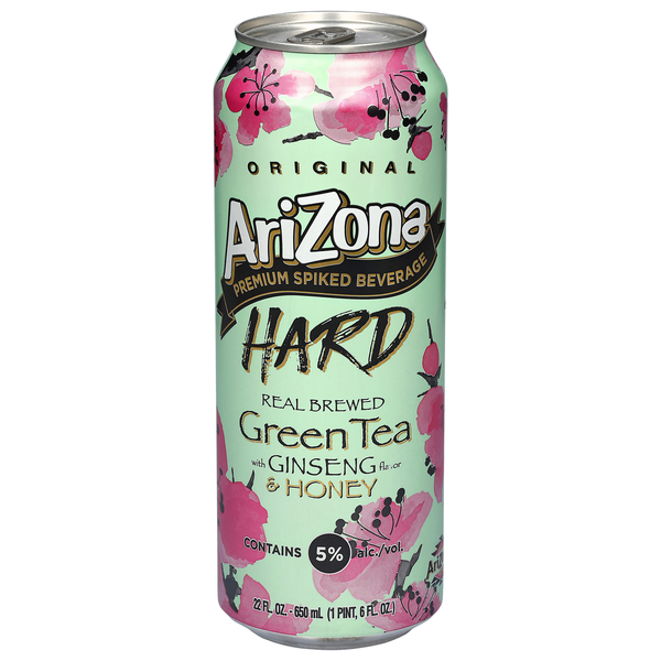AriZona Hard Green Tea with Ginseng & Honey