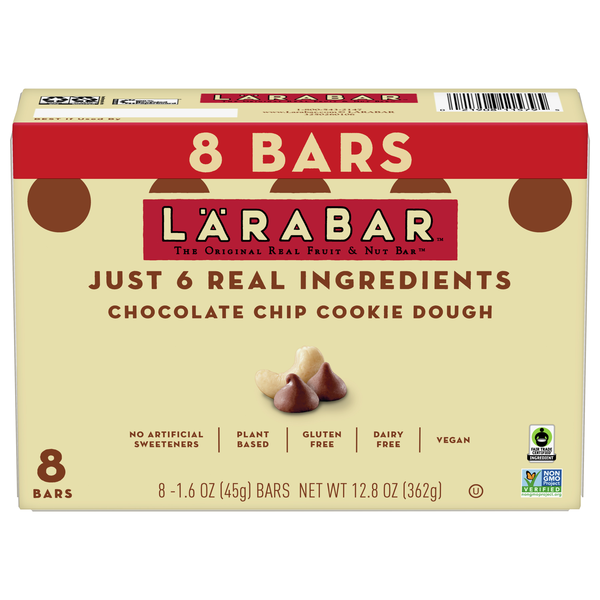 Save on LARABAR Fruit & Nut Bar Chocolate Chip Cookie Dough 8 ct