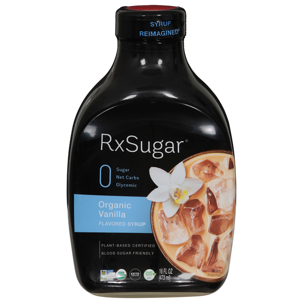 RxSugar Organic Keto Vanilla Syrup