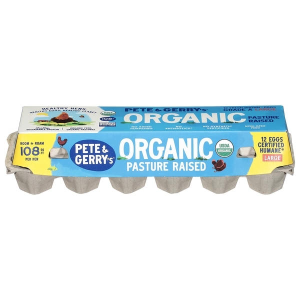 Pete & Gerry's Organic Pasture Raised Large Brown Eggs