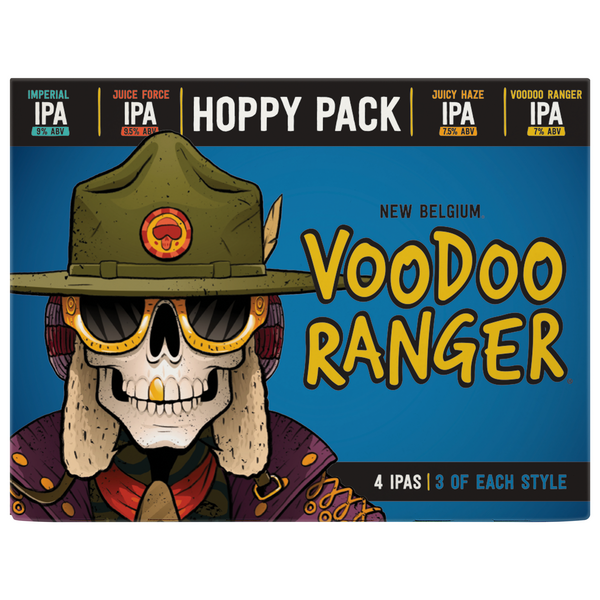New Belgium Voodoo Ranger IPA Beer Hoppy Pack - 12 pk
