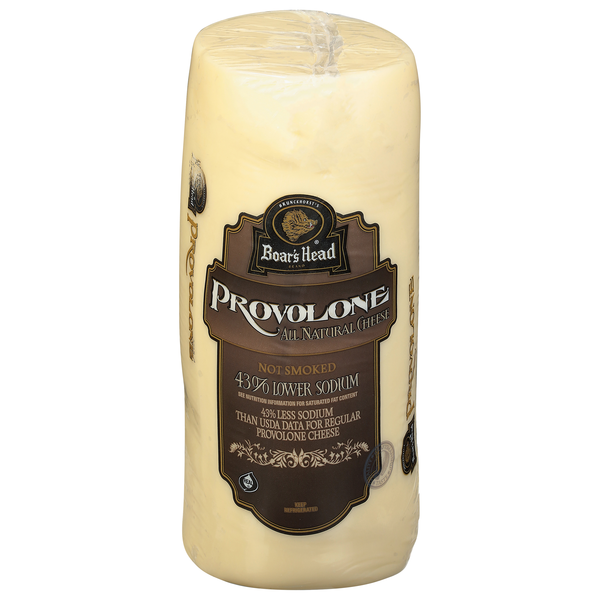 Boar's Head Deli Lower Sodium Not Smoked Provolone Cheese (Regular Sliced)